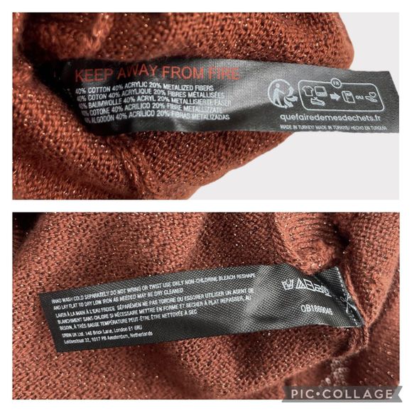 NWT Anthropologie Metallic Twist Front Open Crop Top in Cedar Women's Size XL - Picture 12 of 12